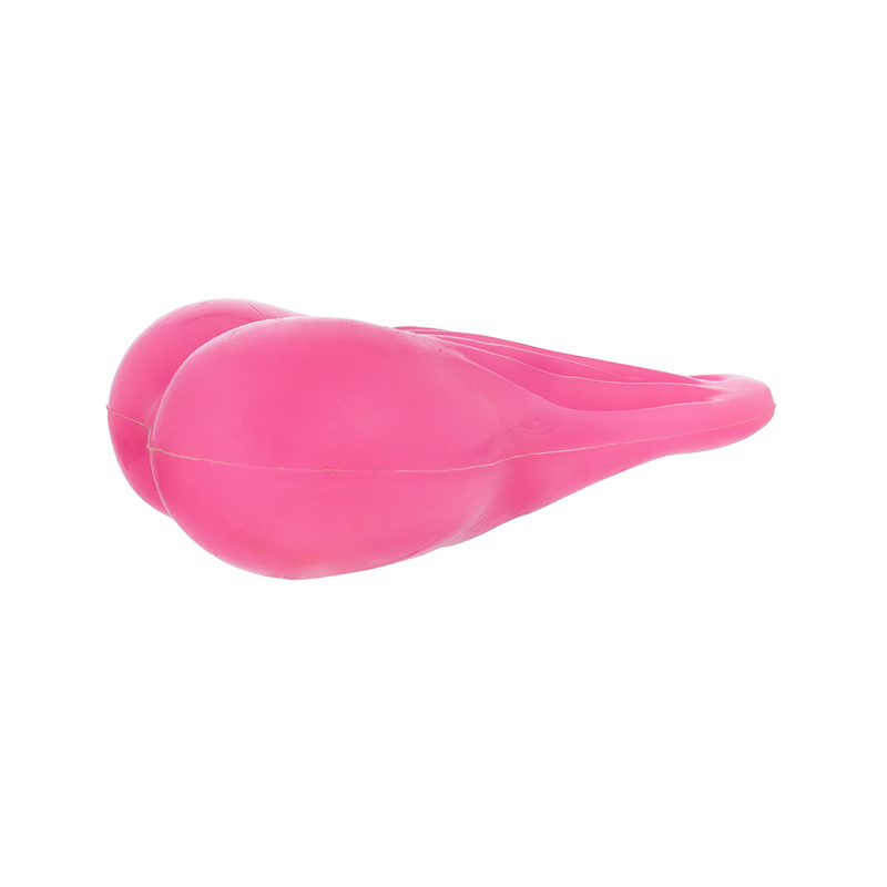 8-1/4" Tall Large Low-Hanging Rubber Balls - Pink
