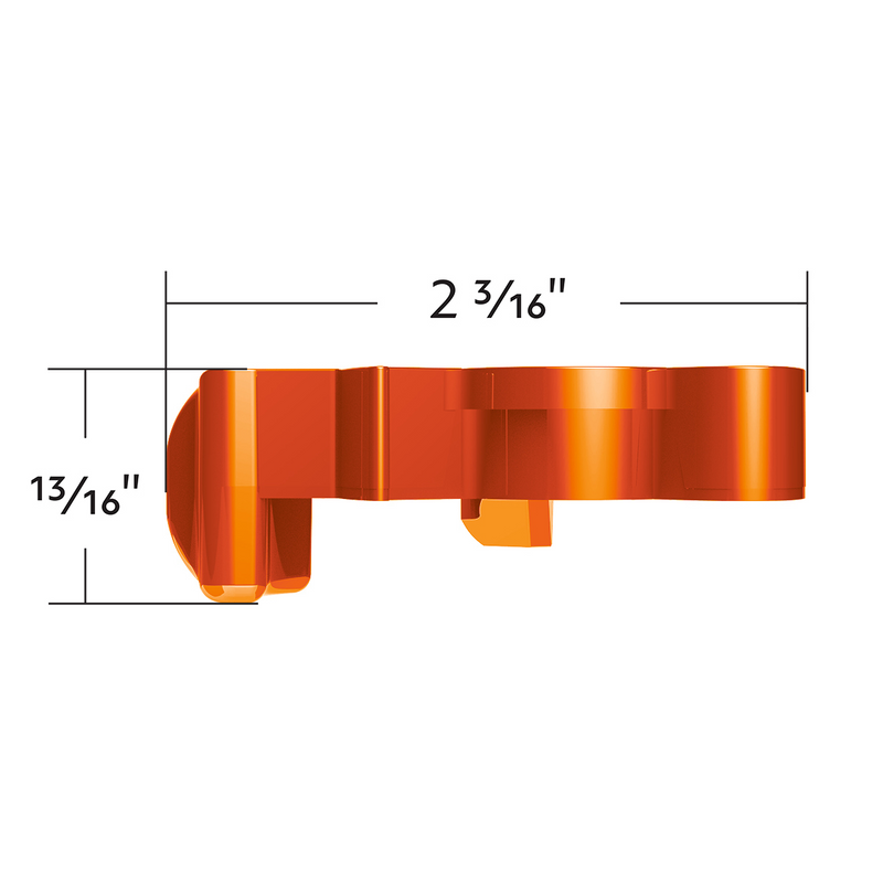 Candy Color Plastic Splitter Button For Eaton Fuller 15 Speed Shifter-Cadmium Orange