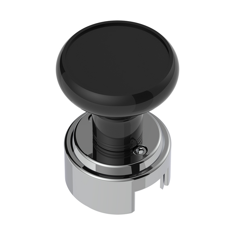 Thread-On Gearshift Knob & Adapter For Eaton Fuller Style 13/15/18 Shifter - Black