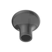 1/2"-13 Thread-On Gearshift Knob With USA Flag Sticker - Black