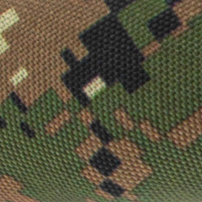 UP-70401 18" Cloth & Suede Camouflage Steering Wheel Cover - Digital Woodland Style