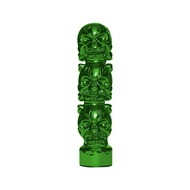1/2"-13 Thread-On 3 Skull Candy Color Shift Knob-Emerald Green