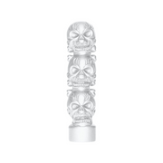 1/2"-13 Thread-On 3 Skull Candy Color Shift Knob-Pearl White