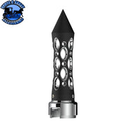 UP-70587 Black Daytona Style Spike Gearshift Knob With 13/15/18 Speed Adapter - Vertical SHIFTER Dark Slate Gray