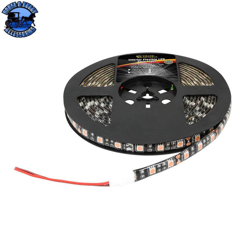 70591 (disc) BLUE INTERIOR LED STRIP ROLL 16FT/5M, WATERPROOF, 300 LEDS