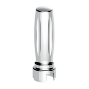 UP-70610 M30X3.5 Thread-On Vegas Gearshift Knob With 13/15/18 Speed Adapter - Chrome/Vertical
