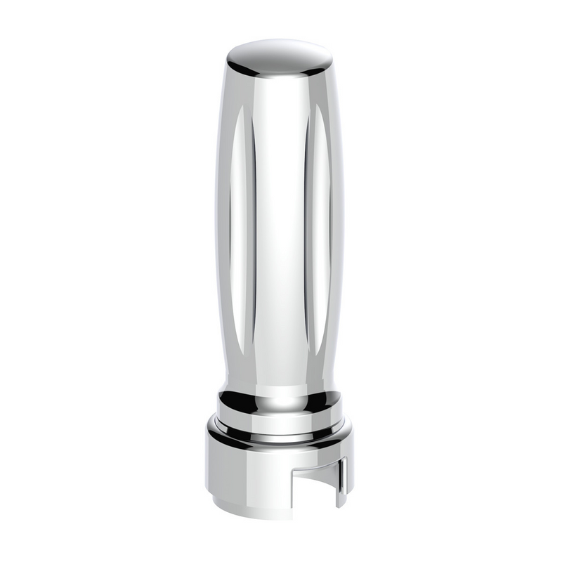 UP-70610 M30X3.5 Thread-On Vegas Gearshift Knob With 13/15/18 Speed Adapter - Chrome/Vertical