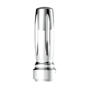 UP-70610 M30X3.5 Thread-On Vegas Gearshift Knob With 13/15/18 Speed Adapter - Chrome/Vertical