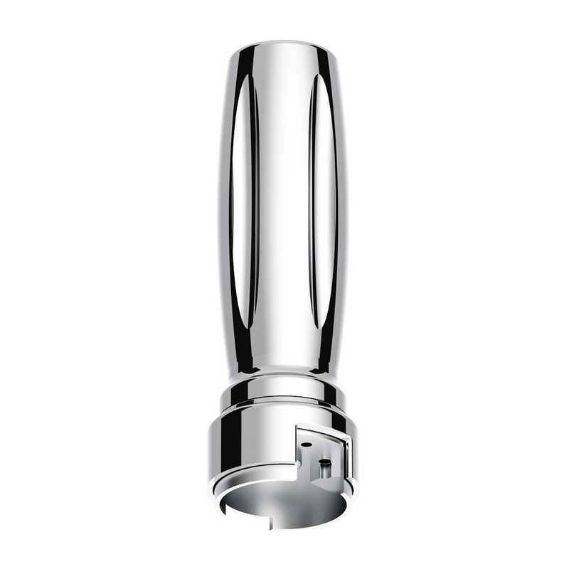 UP-70610 M30X3.5 Thread-On Vegas Gearshift Knob With 13/15/18 Speed Adapter - Chrome/Vertical