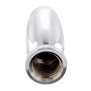 UP-70610 M30X3.5 Thread-On Vegas Gearshift Knob With 13/15/18 Speed Adapter - Chrome/Vertical