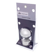 #70612 Chrome Ball Gearshift Knob With 13/15/18 Speed Adapter Dark Gray