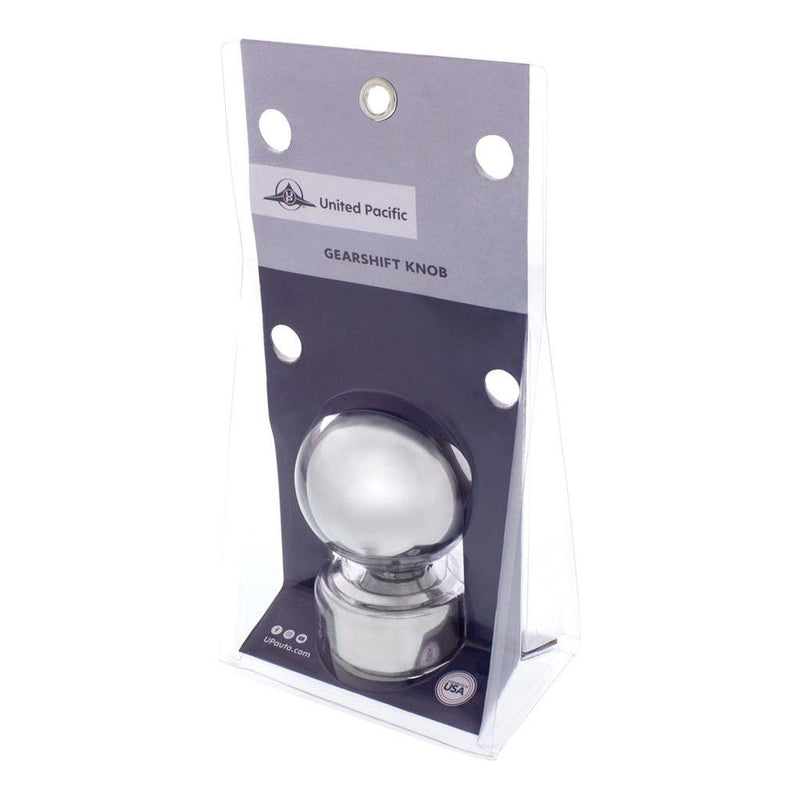 #70612 Chrome Ball Gearshift Knob With 13/15/18 Speed Adapter Dark Gray