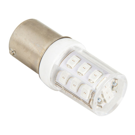 70640 #1156 AMBER 21 LED W/CERAMIC TOWER LIGHT BULBS, 12V Light Gray