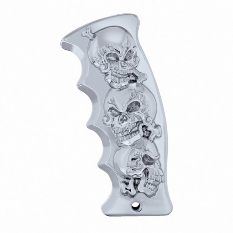 Chrome Skulls Pistol Grip Shift Knob