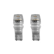 70670 #194 AMBER 2 HIGH POWER LED LIGHT BULB, 12V LED BULB Dark Gray