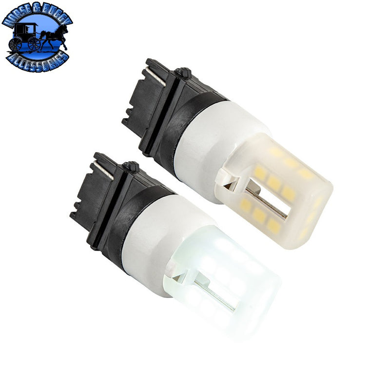 70697 #3157 WHITE 21 LED W/CERAMIC TOWER LIGHT BULBS, 12V/24V