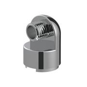 M30X3.5 Thread-On Gearshift Knob Chrome Mounting Adapter For Eaton Fuller Style 13/15/18 Speed - Horizontal (Bulk)