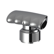 Thread-On T-Shape Gearshift Knob With Chrome 9/10 Speed Adapter - Chrome
