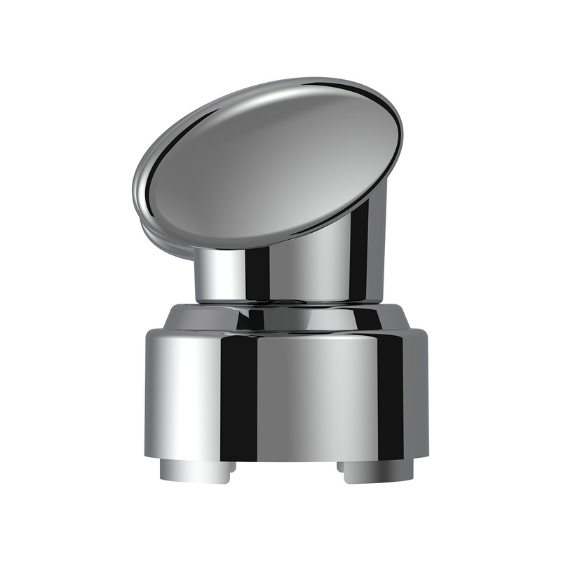 Thread-On T-Shape Gearshift Knob With Chrome 9/10 Speed Adapter - Chrome
