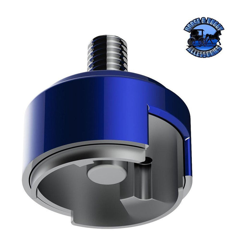 1/2"-13 Thread-On Shift Knob Mounting Adapter Eaton-Fuller 13/15/18 SHIFTER chrome 70589b,CADMIUM ORANGE 70880B,INDIGO BLUE 70881B,EMERALD GREEN 70882B,CANDY RED 70883B,LIQUID SILVER 70884B,PEARL WHITE 70885B,ELECTRIC YELLOW 70886B Dark Slate Gray