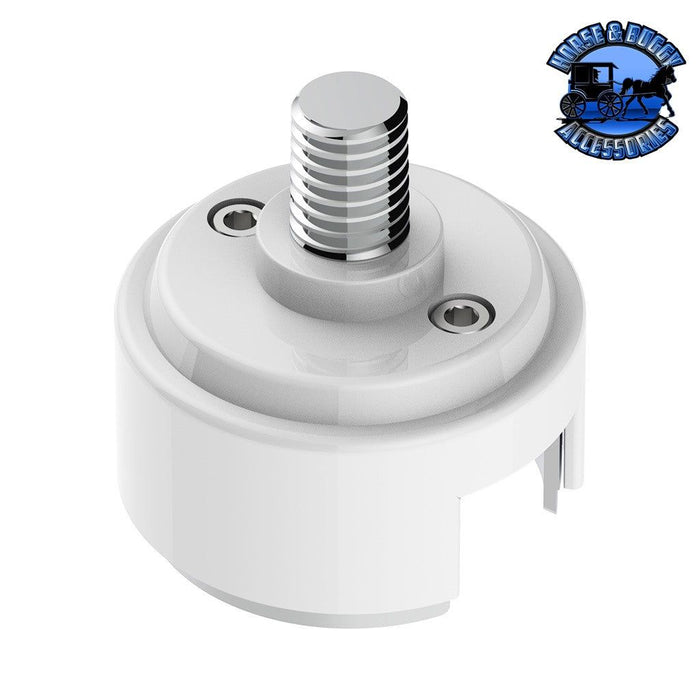 Light Gray 1/2"-13 Thread-On Shift Knob Mounting Adapter Eaton-Fuller 13/15/18 SHIFTER PEARL WHITE 70885B