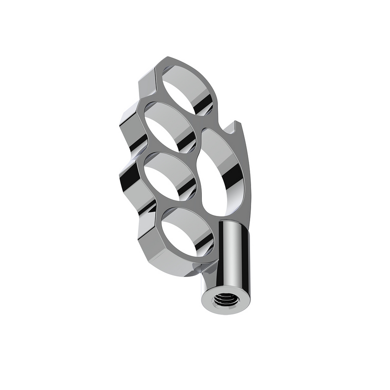 1/2"-13 Thread-On Knuckle Gearshift Knob - Chrome