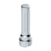 Thread-On Dallas Gearshift Knob With 9/10 Speed Adapter - Chrome/Vertical