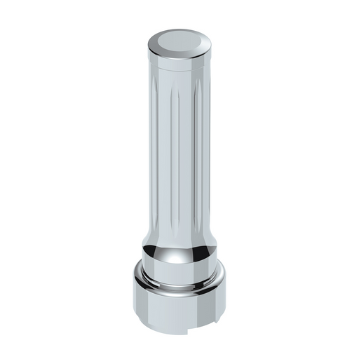 Thread-On Dallas Gearshift Knob With 9/10 Speed Adapter - Chrome/Vertical