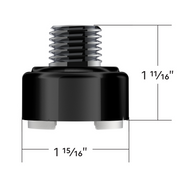 M30X3.5 Thread-On Shift Knob Mounting Adapter For Eaton Fuller Style 9/10 Shifter- Candy Black