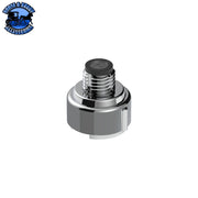 Thread-On Daytona Style Spike Gearshift Knob With LED 9/10 Speed Adapter (Choose finish) (Choose LED Color) Shift Knob Black / Amber,Black / Red,Black / Blue,Black / White,Chrome / Amber,Chrome / Red,Chrome / Blue,Chrome / White Slate Gray