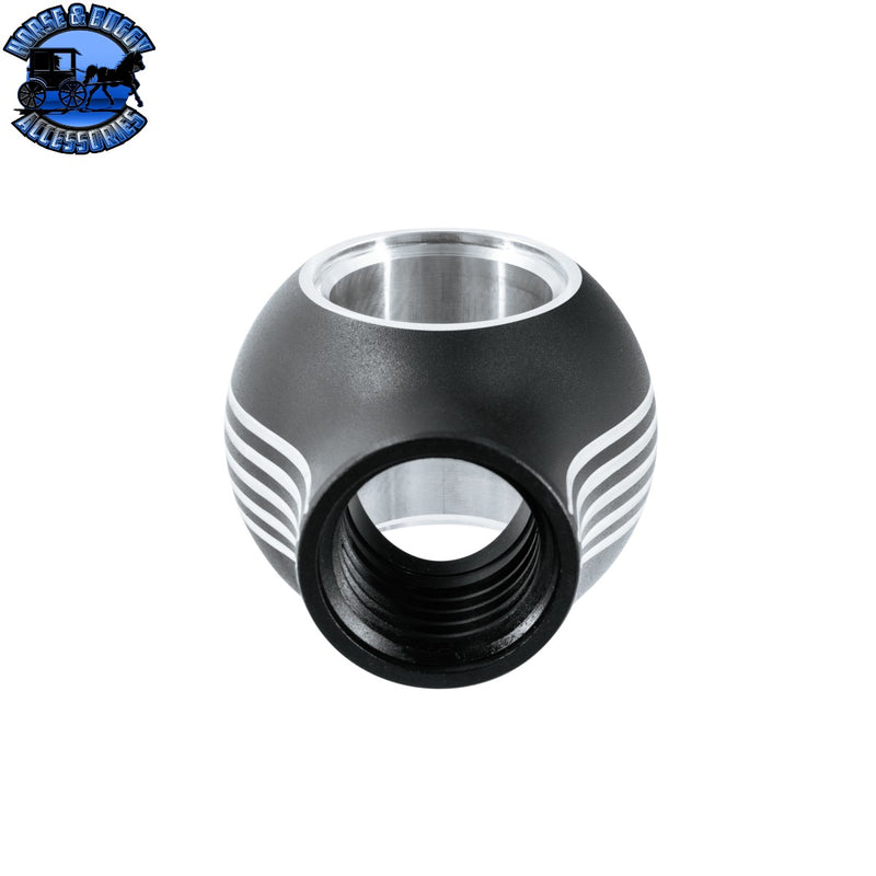UP-70955 M30X3.5 Thread-On Carolina Style Gearshift Knob-Matte Black