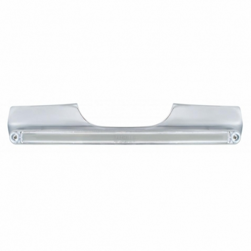 Motorcycle Rear Signal Light Bar With 24 LED 12" GloLight Bar - Red LED/Clear Lens