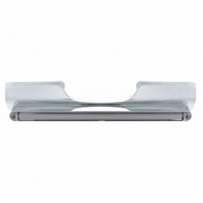 Motorcycle Rear Signal Light Bar With 24 LED 12" GloLight Bar - Red LED/Clear Lens