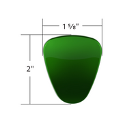 Plastic Cover For 9/10/13/15/18 Speed Gearshift Knob - Emerald Green
