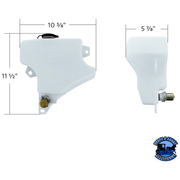 WASHER FLUID RESERVOIR FOR 2007-2019 PETERBILT 389 #25002 Washer Fluid Reservoir Light Gray