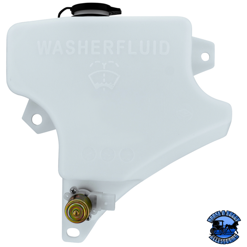 WASHER FLUID RESERVOIR FOR 2007-2019 PETERBILT 389 #25002 Washer Fluid Reservoir Light Gray