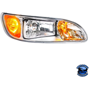 HEADLIGHT FOR 2008+ PETERBILT 382/384/386/387 (Choose Side) HEADLIGHT Passenger's Side Light Gray