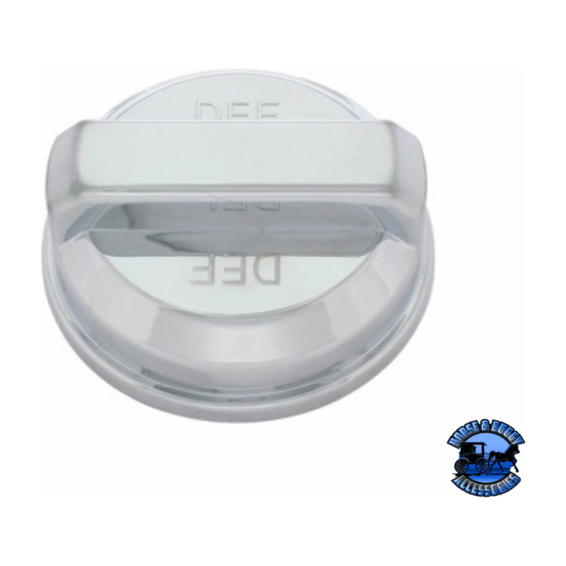 CHROME DEF CAP COVER FOR PETERBILT & KENWORTH #21265 DEF TANK Gray