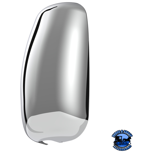 MIRROR COVER FOR PB 387 (2000-2011), 587 (2012-2018), & KW T700 (2010-2016) (Choose Color) (Choose Side) Mirror Cover Chrome / Passenger's Side Gray