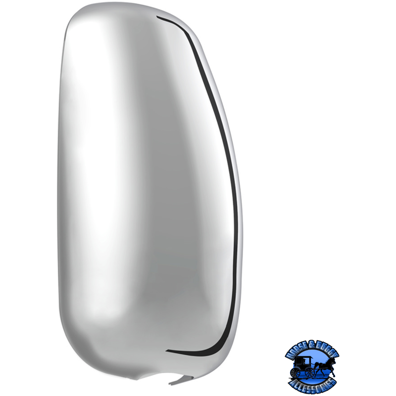MIRROR COVER FOR PB 387 (2000-2011), 587 (2012-2018), & KW T700 (2010-2016) (Choose Color) (Choose Side) Mirror Cover Chrome / Driver's Side Gray