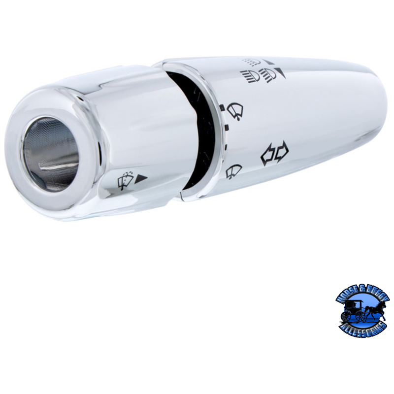 CHROME PLASTIC TURN SIGNAL LEVER COVER FOR 2006+ PETERBILT & KENWORTH TRUCKS #41408 Turn Signal Cover Light Gray