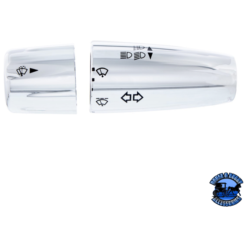 CHROME PLASTIC TURN SIGNAL LEVER COVER FOR 2006+ PETERBILT & KENWORTH TRUCKS #41408 Turn Signal Cover Lavender