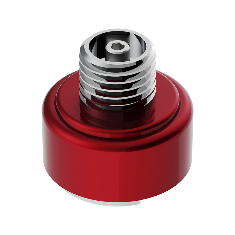 Thread-On Shift Knob Mounting Adapter For Eaton Fuller Style 9/10 Shifter - Candy Red