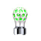 THREAD-ON PHOENIX STYLE BALL GEARSHIFT KNOB WITH LED 9/10 SPEED ADPATER (Choose Color) (Choose LED Color) SHIFTER Clear Anodized / Green Light Gray