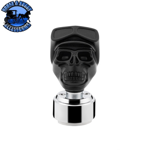 UP-71120 Thread-On Skull Biker Shift Knob & Adapter For Eaton Fuller Style 9/10 Shifter Shift Knob Dark Slate Gray
