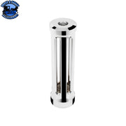 M30X3.5 Thread-On Sonoma Style Gearshift Knob With Crystal (Choose Finish) (Choose Color) Shift Knob Chrome / Smoke Black