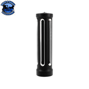 M30X3.5 Thread-On Sonoma Style Gearshift Knob With Crystal (Choose Finish) (Choose Color) Shift Knob Chrome / Amber,Chrome / Blue,Chrome / Clear,Chrome / Green,Chrome / Purple,Chrome / Red,Chrome / Smoke,Matte Black / Amber,Matte Black / Blue,Matte Black / Clear,Matte Black / Green,Matte Black / Purple,Matte Black / Red,Matte Black / Smoke Black