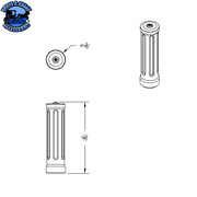 M30X3.5 Thread-On Sonoma Style Gearshift Knob With Crystal (Choose Finish) (Choose Color) Shift Knob Chrome / Amber,Chrome / Blue,Chrome / Clear,Chrome / Green,Chrome / Purple,Chrome / Red,Chrome / Smoke,Matte Black / Amber,Matte Black / Blue,Matte Black / Clear,Matte Black / Green,Matte Black / Purple,Matte Black / Red,Matte Black / Smoke Lavender