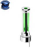 Thread-On Sonoma Style Gearshift Knob With LED 9/10 Speed Adapter (Choose Finish) (Choose LED Color) Shift Knob Chrome / Green Dark Slate Gray