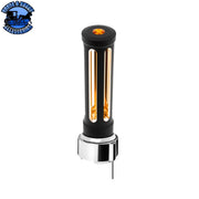 Thread-On Sonoma Style Gearshift Knob With LED 9/10 Speed Adapter (Choose Finish) (Choose LED Color) Shift Knob Matte Black / Amber Wheat